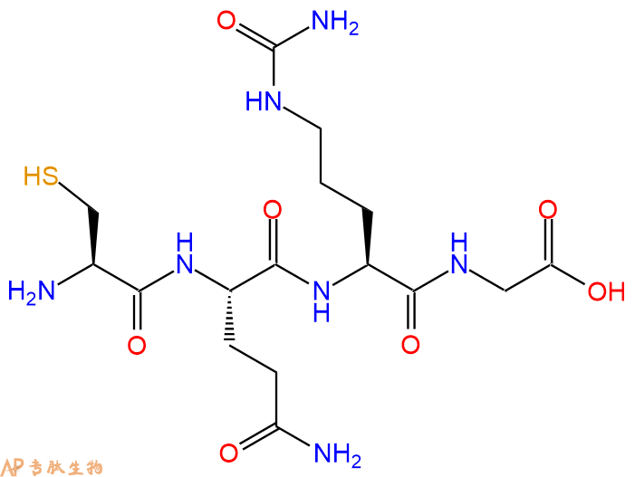 专肽生物产品H2N-Cys-Gln-Cit-Gly-OH