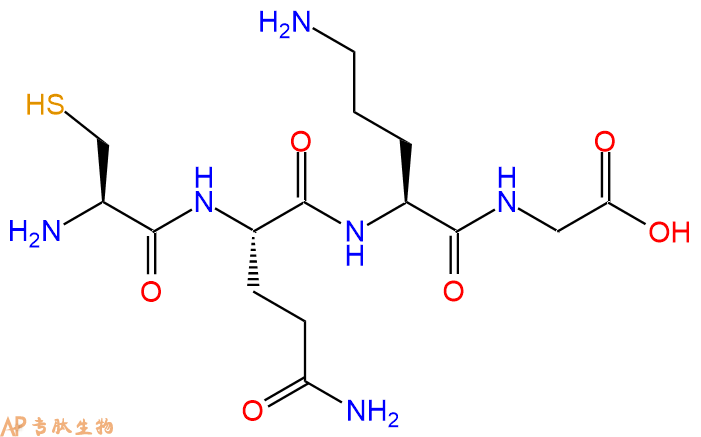 专肽生物产品H2N-Cys-Gln-Orn-Gly-OH