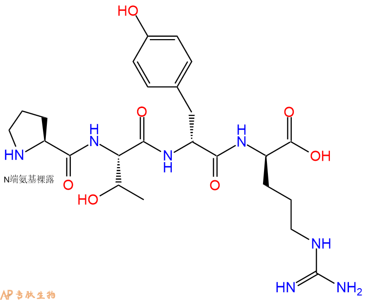 专肽生物产品H2N-Pro-Thr-DTyr-DArg-OH