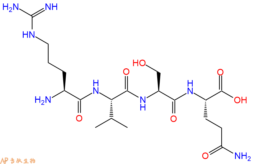 专肽生物产品H2N-Arg-Val-Ser-Gln-OH