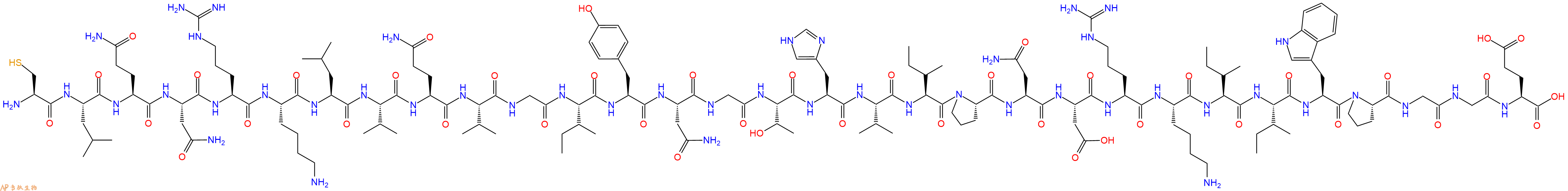 专肽生物产品抗原肽：Cys-GluN1(356-385)