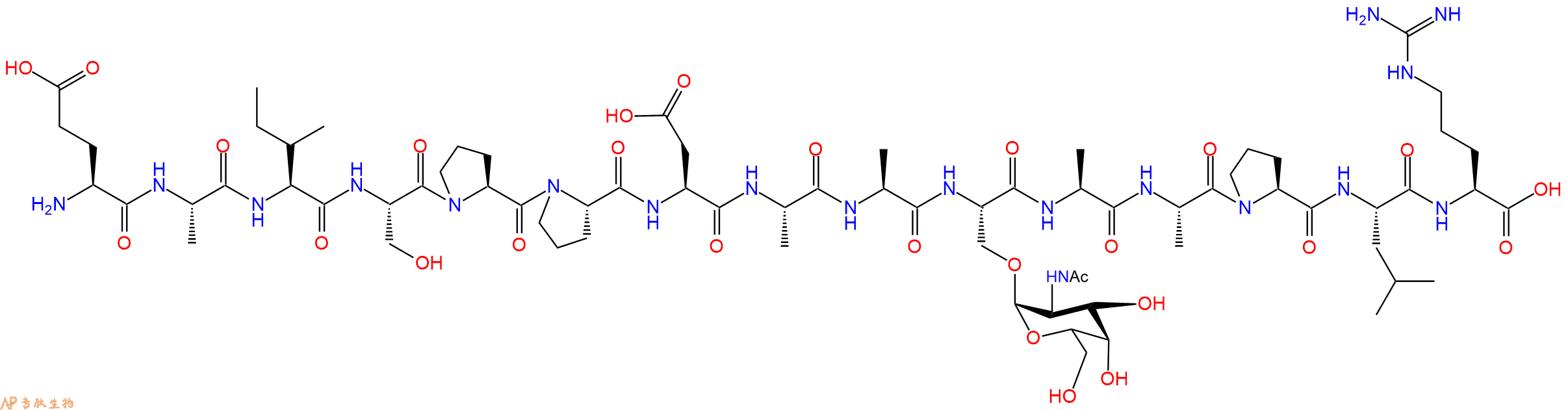专肽生物产品[alpha-GalNAc-Ser]-Erythropoietin (Epo) (117-131)
