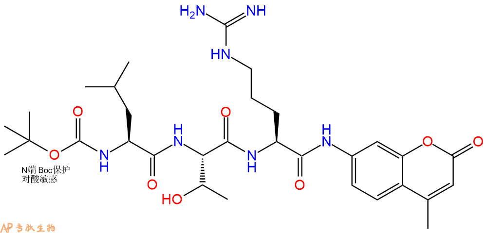 专肽生物产品Boc-Leu-Thr-Arg-AMC