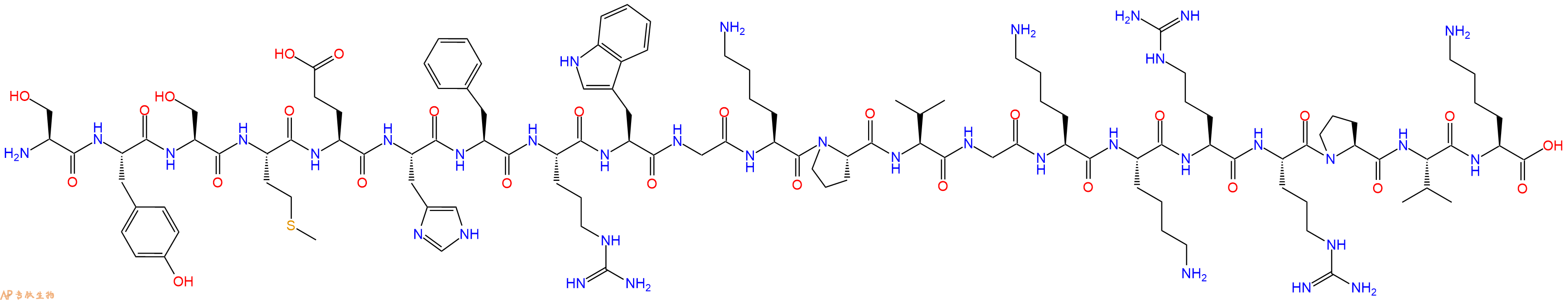 专肽生物产品促肾上腺皮质激素ACTH (1-21) (human, mouse, rat, guinea pig)