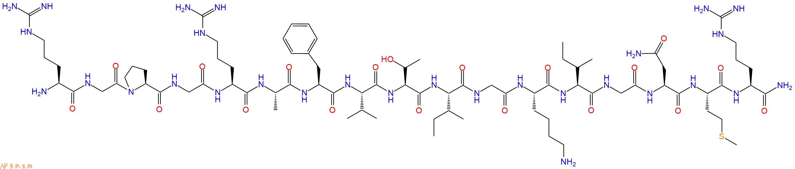 专肽生物产品HIV - 1, Envelope Glycoprotein (187 - 203)