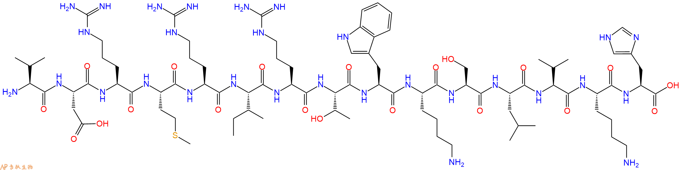 专肽生物产品HIV - 1 CONSENSUS B VIF - 4