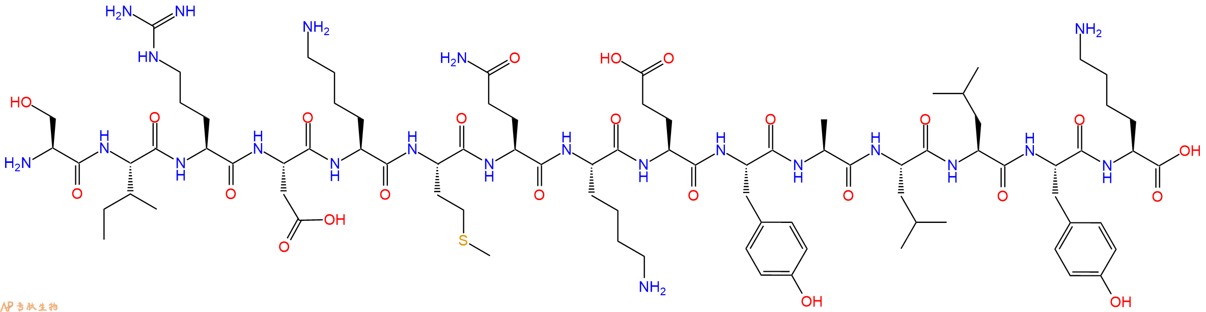 专肽生物产品HIV - 1 MN ENV - 43