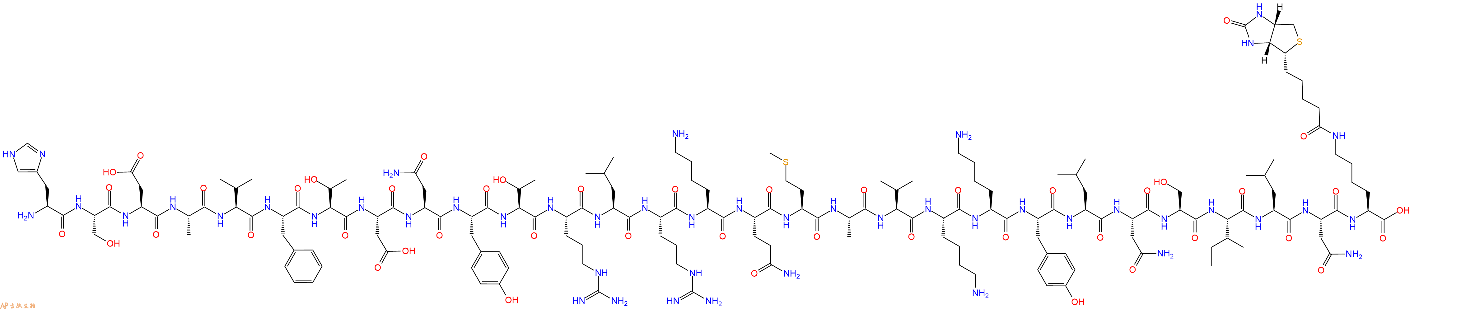 专肽生物产品VIP-Lys(Biotin), human, porcine, rat
