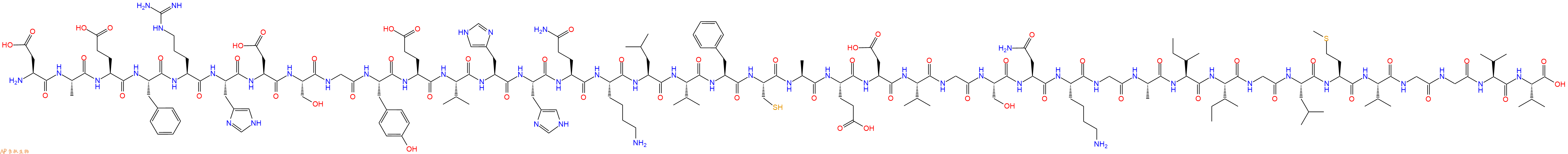 专肽生物产品Cys20-beta-Amyloid (1-40)