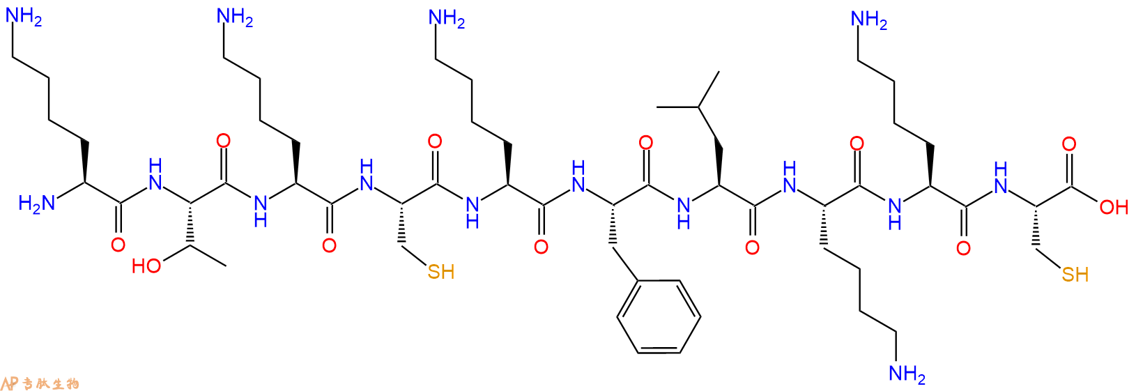 专肽生物产品K-T-K-C-K-F-L-K-K-C