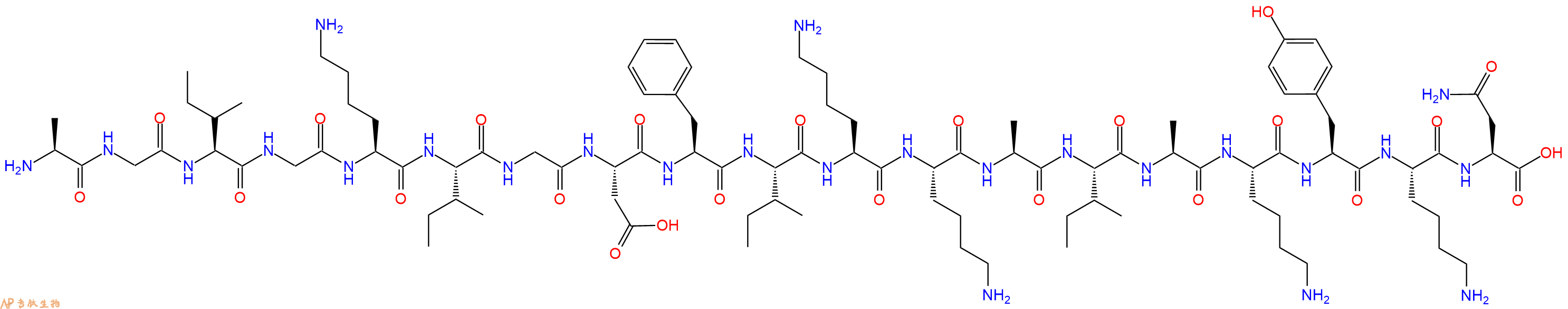 专肽生物产品U1-lycotoxin-Ls1a
