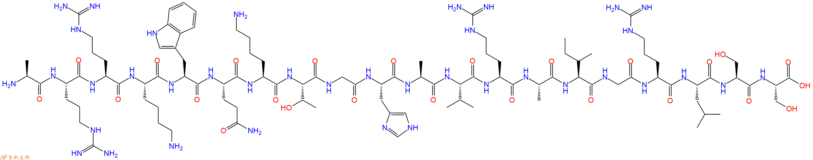 专肽生物产品SmMLCKp, Smooth-Muscle Myosin Light-Chain Kinase (796-815), Calmodulin Binding