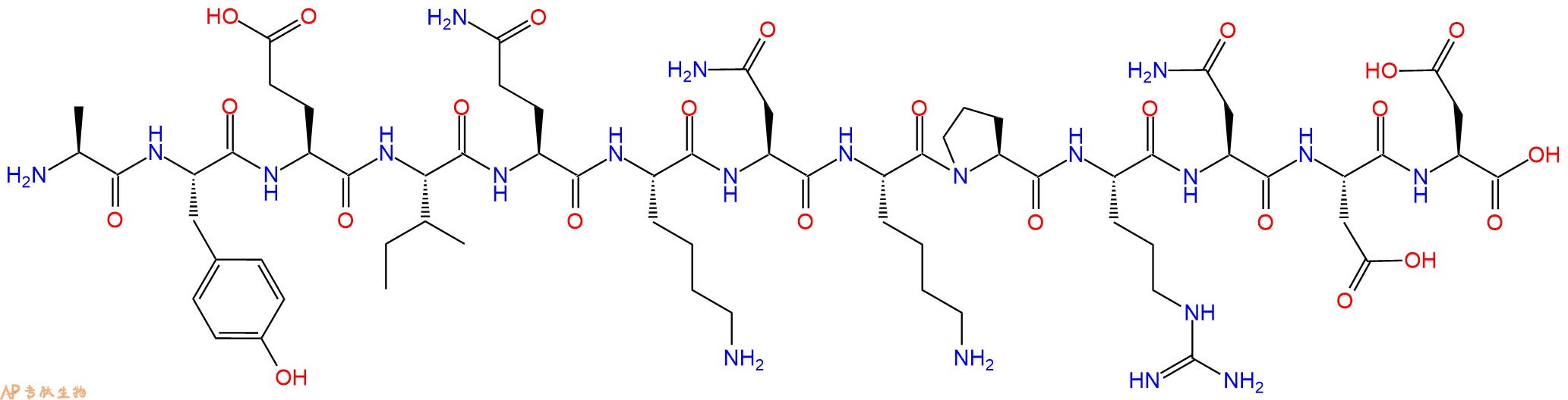 专肽生物产品AT1A, Angiotensin II receptor, (225-237)