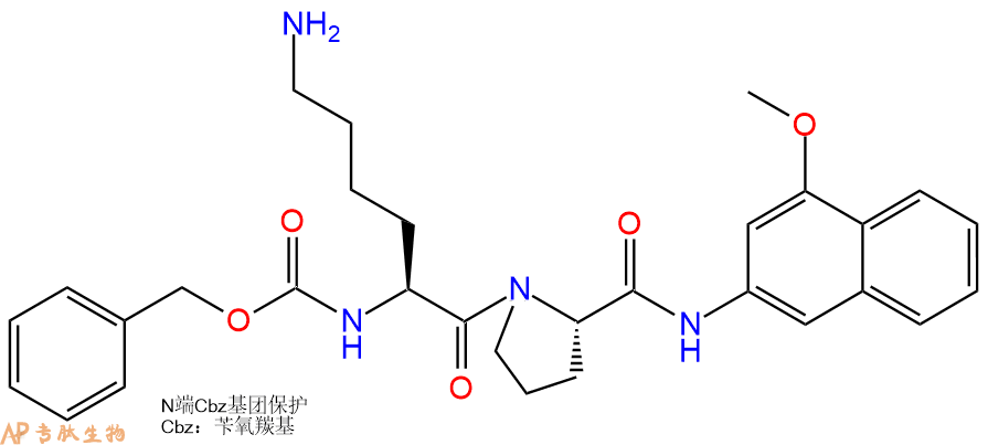 专肽生物产品Z-Lys-Pro-4M&beta;NA formiate salt74305-53-6