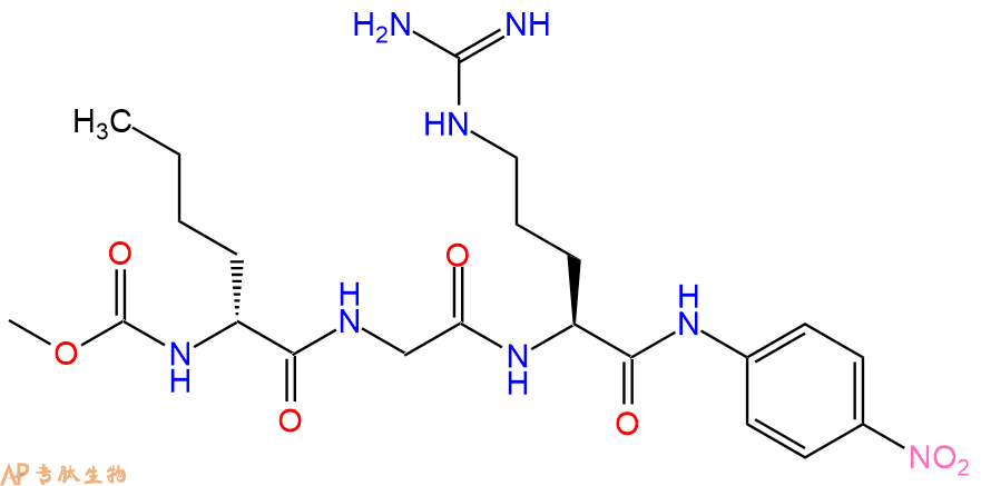 专肽生物产品Methoxycarbonyl-D-Nle-Gly-Arg-pNA acetate salt104186-68-7