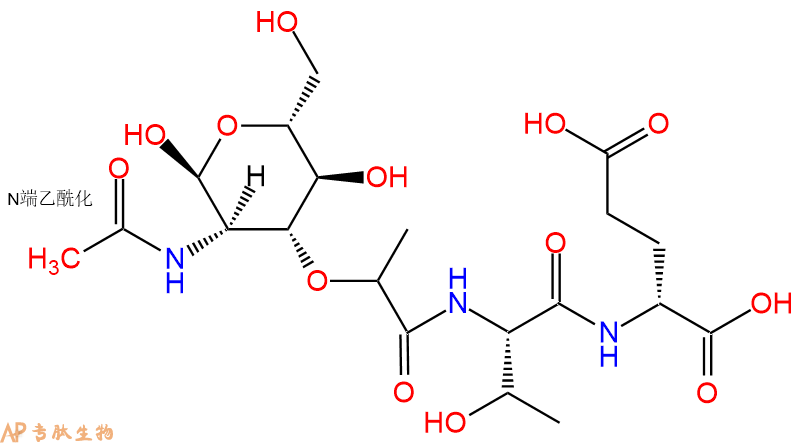 专肽生物产品Ac-muramyl-Thr-D-Glu-NH266112-59-2