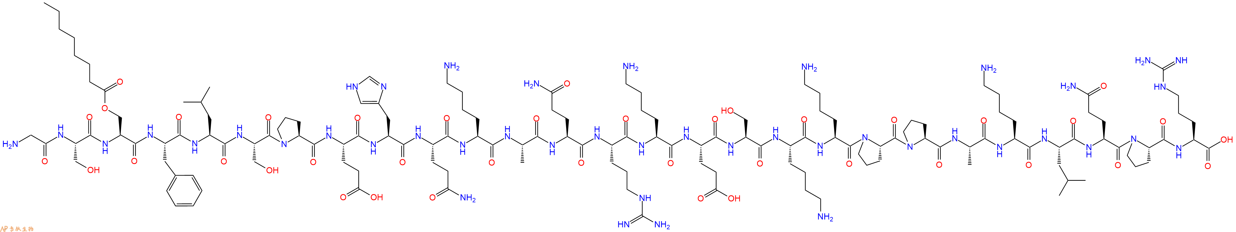 专肽生物产品des-Gln14-Ghrelin293735-04-3